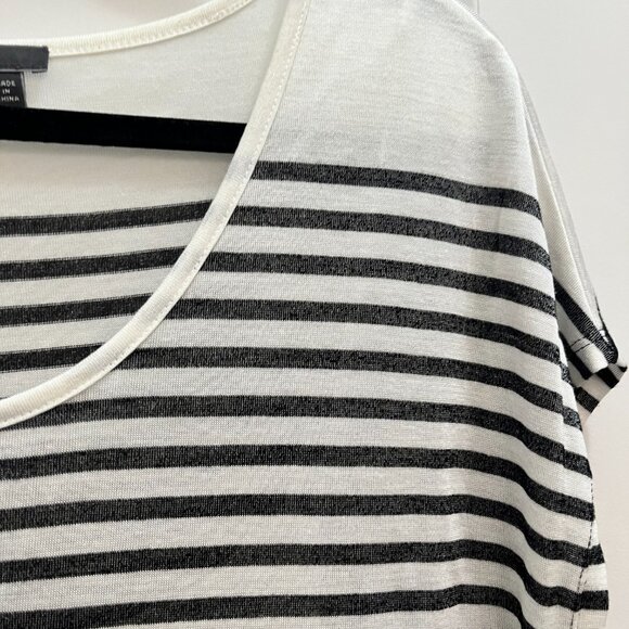 Vince Striped Ombre T-Shirt Dress L - Picture 4 of 5